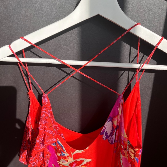 Anthropologie size 12 red floral - Picture 4 of 7